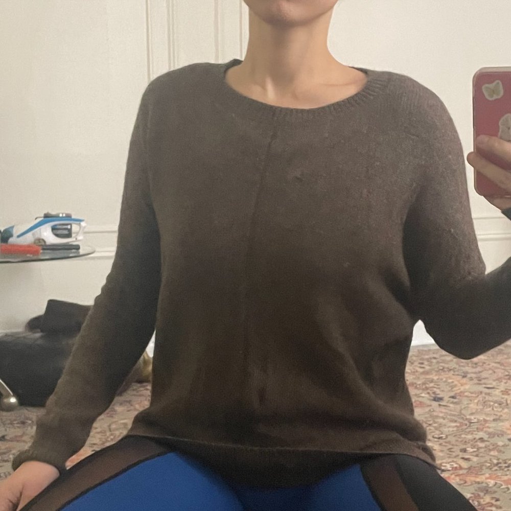 Vince Brown Cashmere Sweater